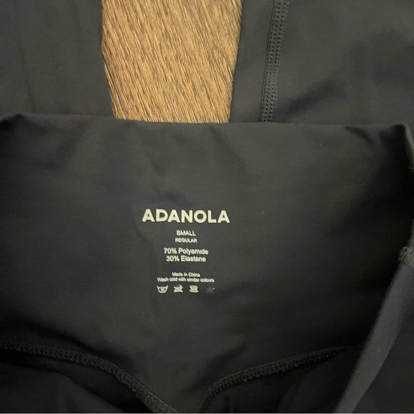 Adanola Ultimate Gym Legging and Short Sleeve Top Set Midnight Blue Size Small - Picture 5 of 5